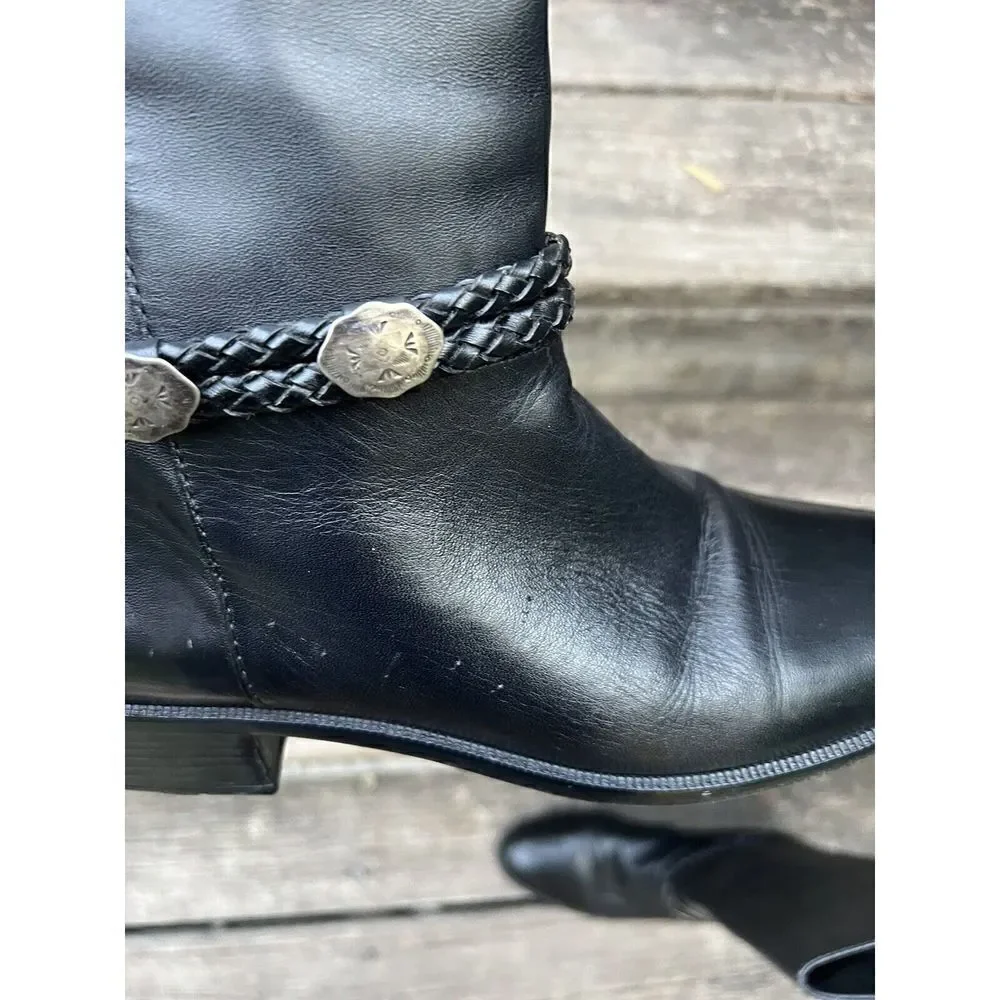 Attractive UNNISA Black Leather 16